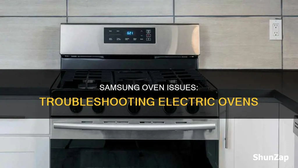 how to fix samsung electric oven problems