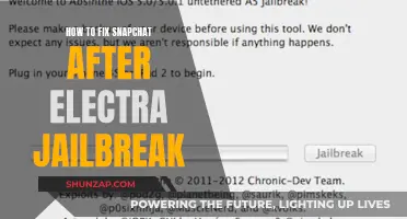 Fixing Snapchat after Electra Jailbreak: A Step-by-Step Guide