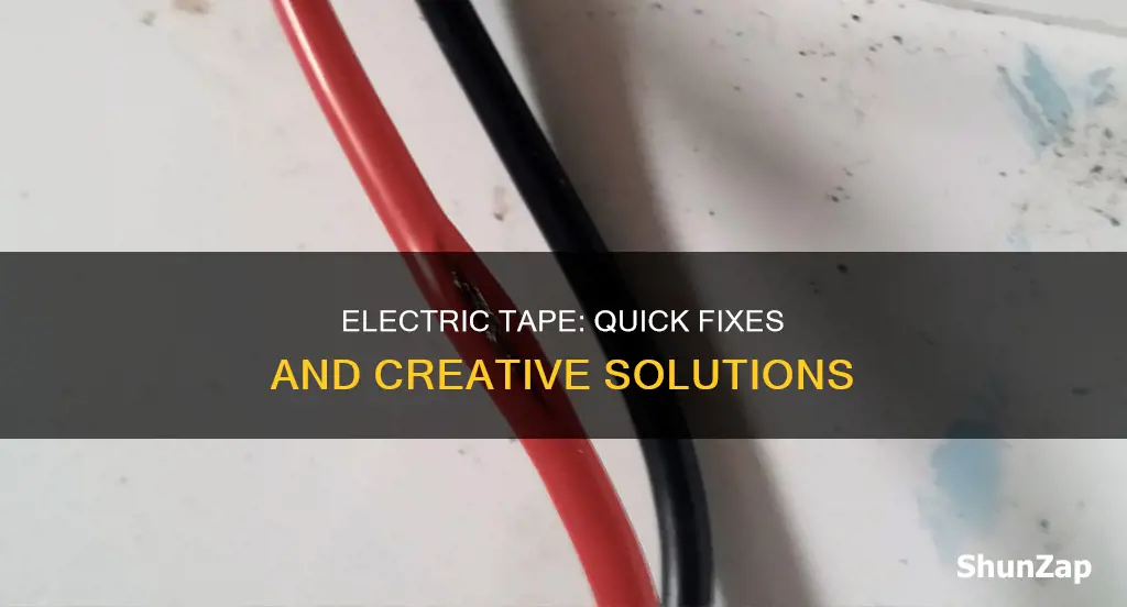 how to fix something with electric tape