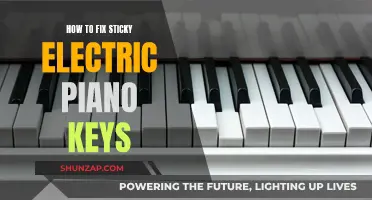 Fixing Sticky Electric Piano Keys: DIY Guide