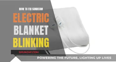 Fixing Sunbeam Electric Blanket: Blinking Issue Troubleshooting