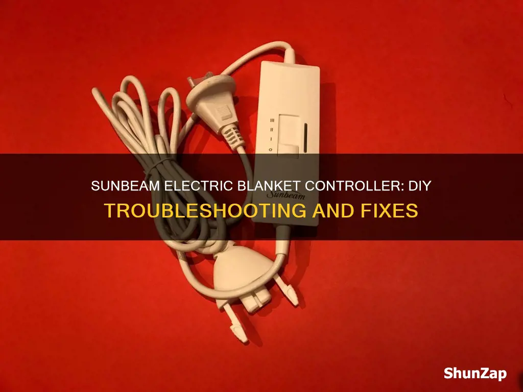 how to fix sunbeam electric blanket controller