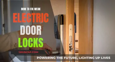 Fixing Weak Electric Door Locks: A Step-by-Step Guide