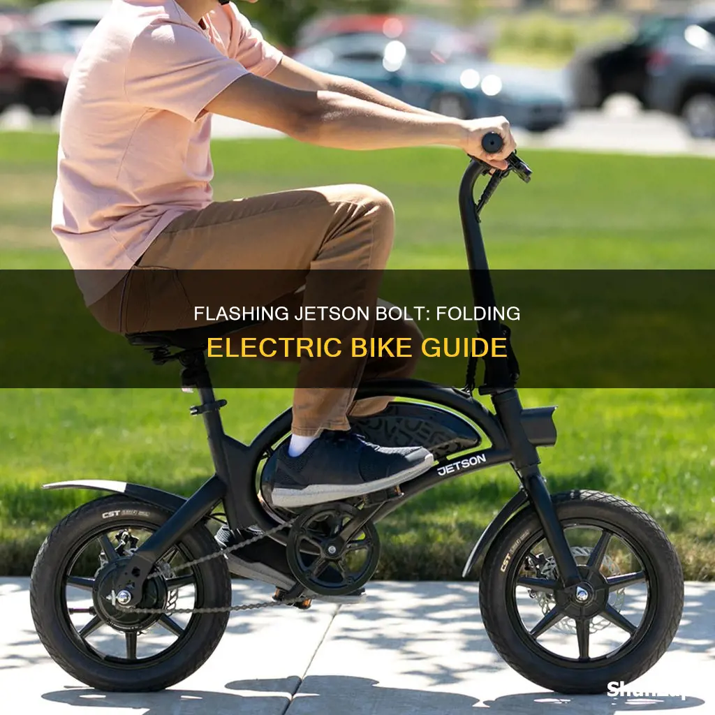 how to flash jetson bolt folding electric bike