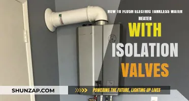 Efficiently Flushing Your Electric Tankless Water Heater with Isolation Valves