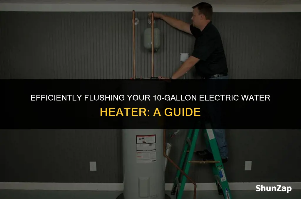 how to flush my 10 gallon electric water heater
