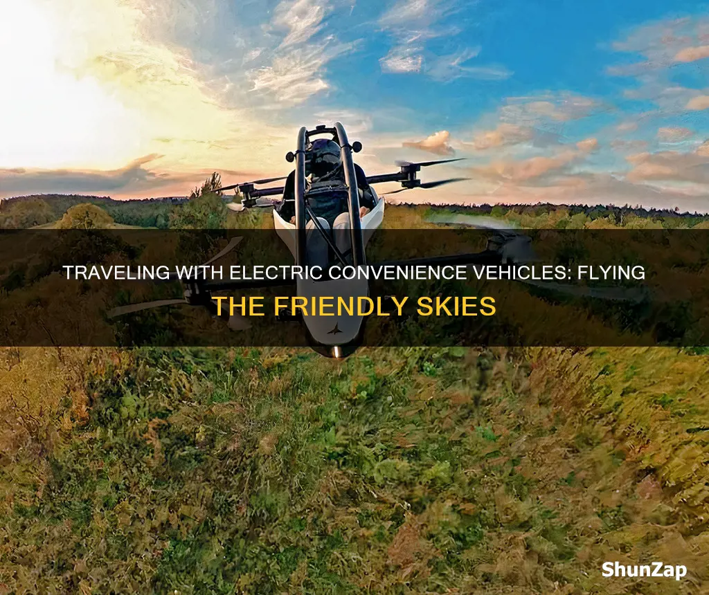 how to fly with an electric convenience vehicle