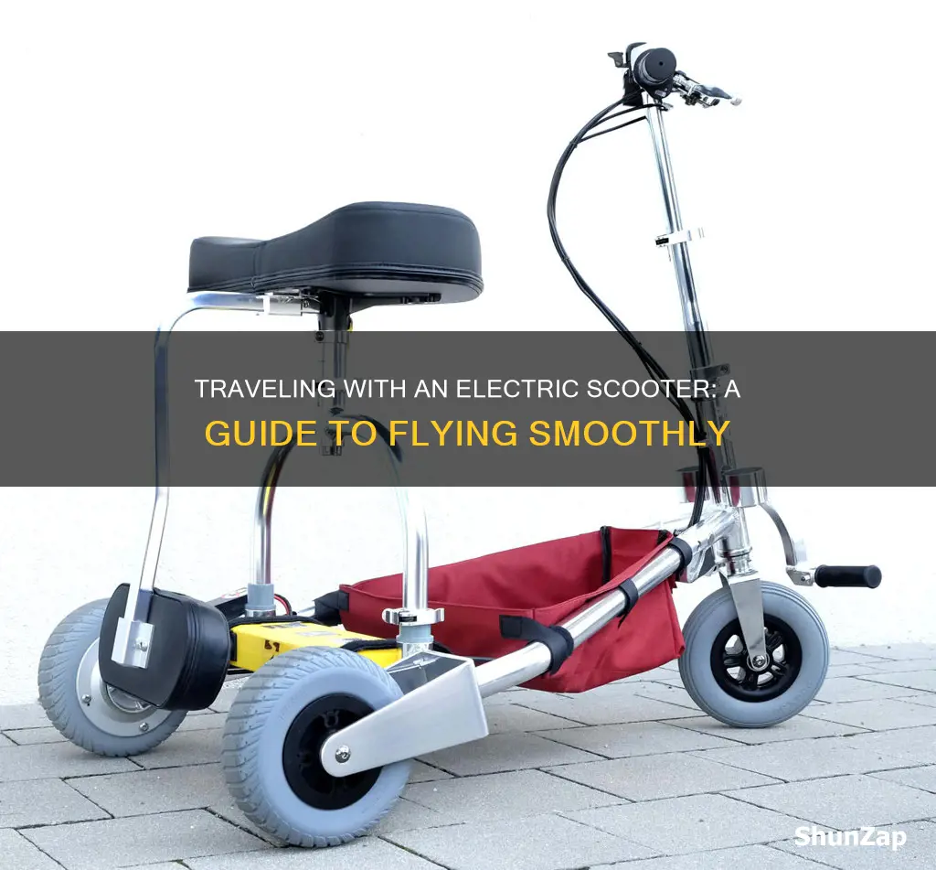 how to fly with an electric scooter