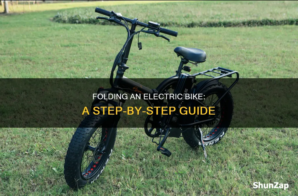 how to fold an electric bike