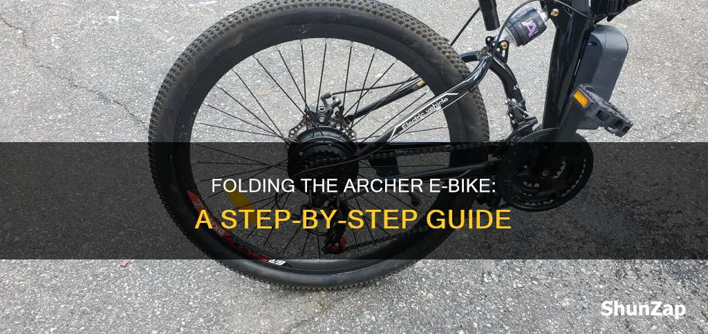 how to fold archer electric bik