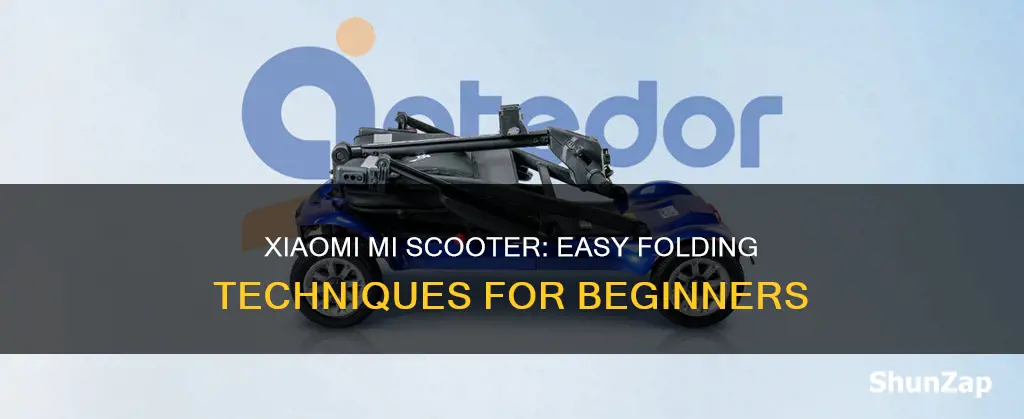 how to fold xiaomi mi electric scooter