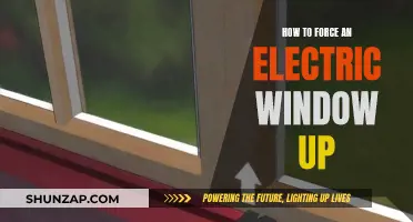 Electric Window Stuck? Force it Up Safely
