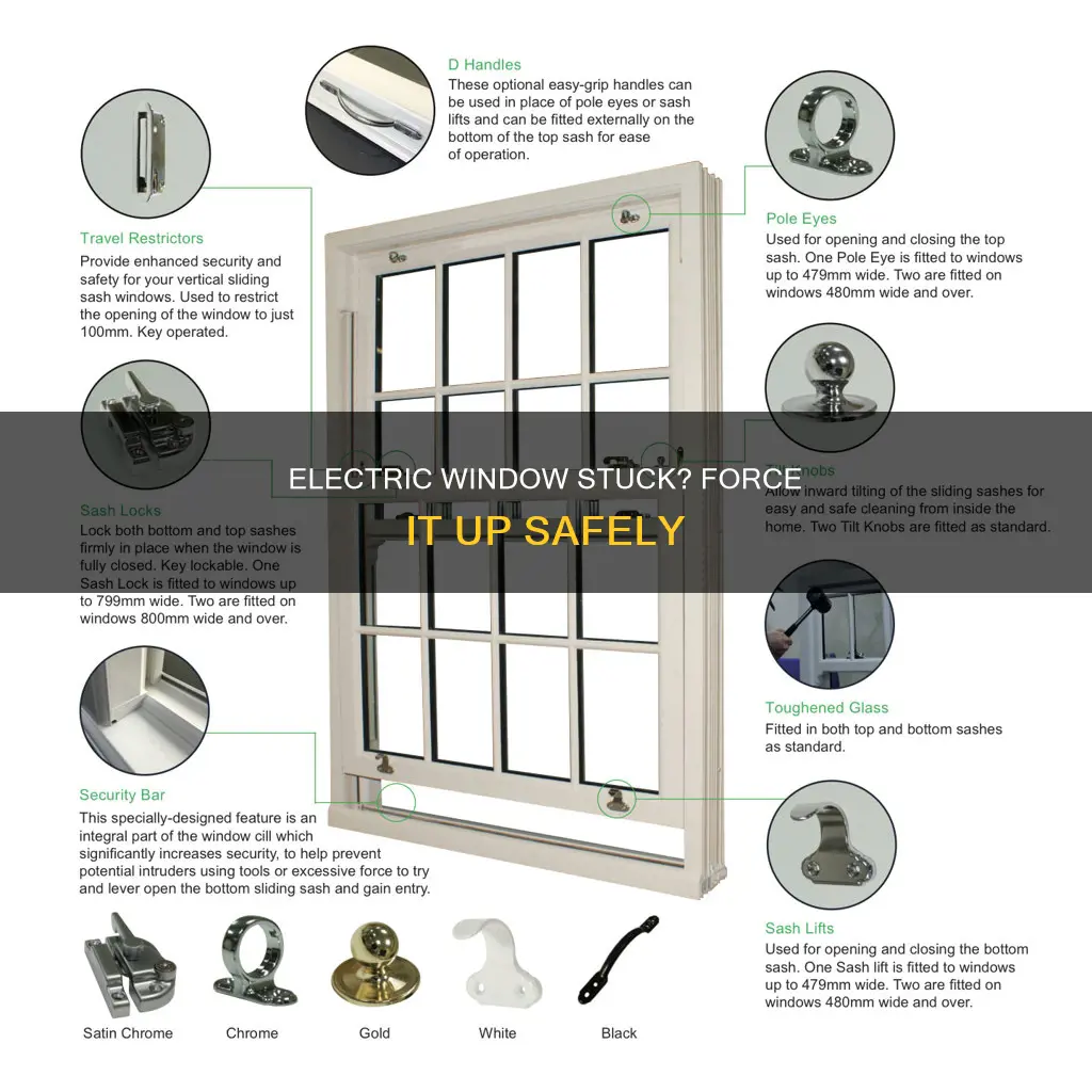 how to force an electric window up