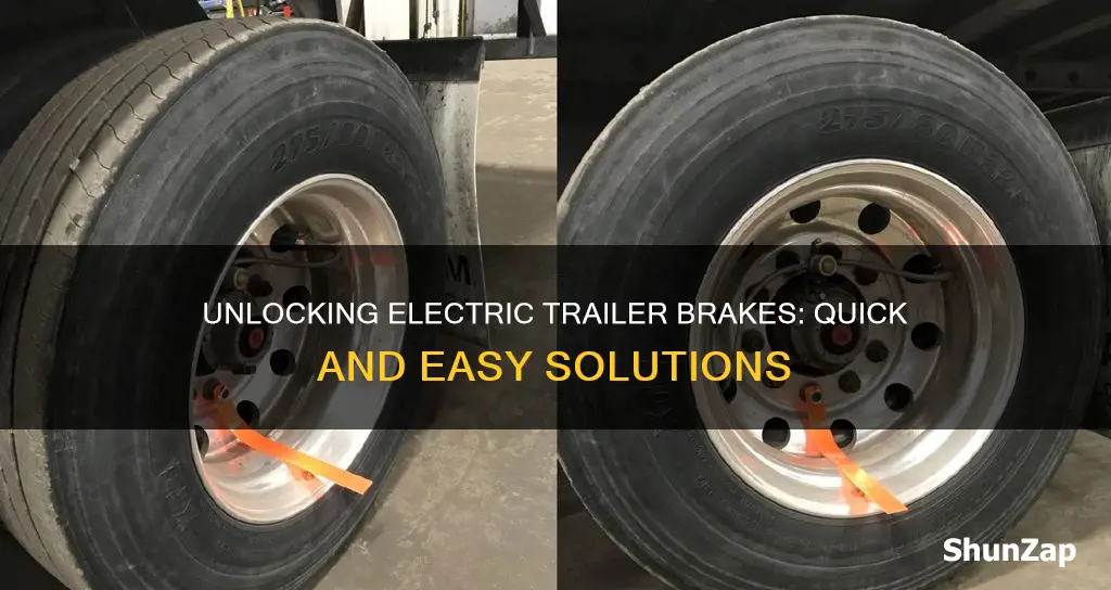 how to free up electric trailer brakes