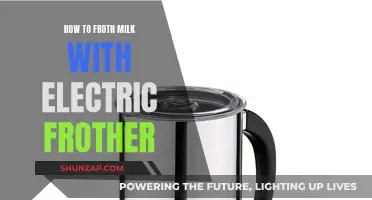 Frothing Milk: Using Your Electric Frother Like a Pro
