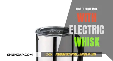 Frothing Milk with an Electric Whisk: The Ultimate Guide