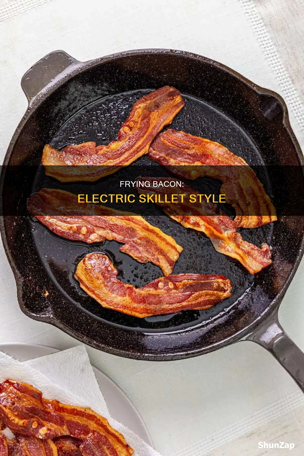 how to fry bacon in electric skillet