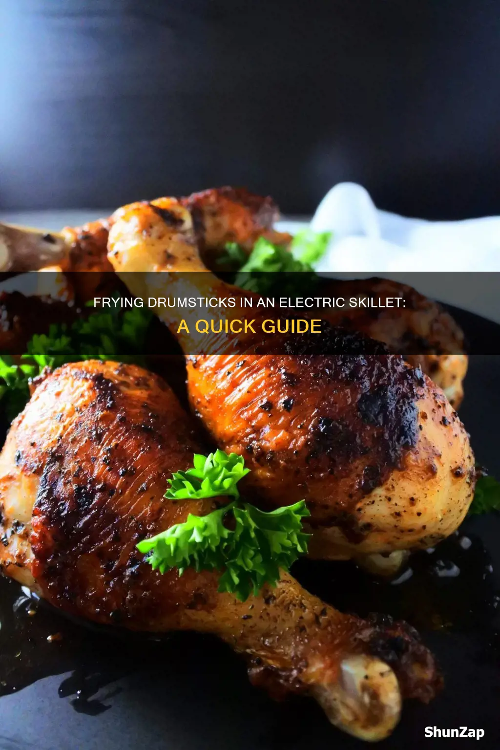 how to fry drumsticks in electric sklillet