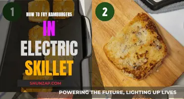 Frying Hamburgers in an Electric Skillet: A Quick Guide