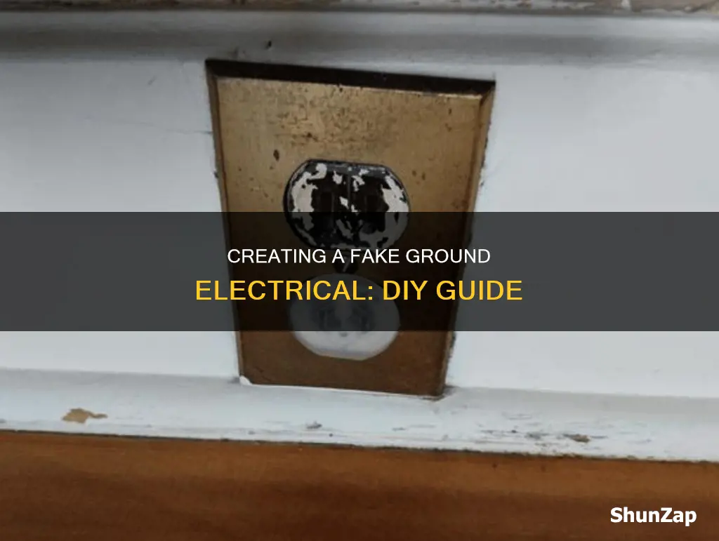 how to gcreate a fake ground electrical