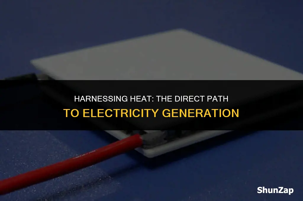 how to generate electricity directly from heat
