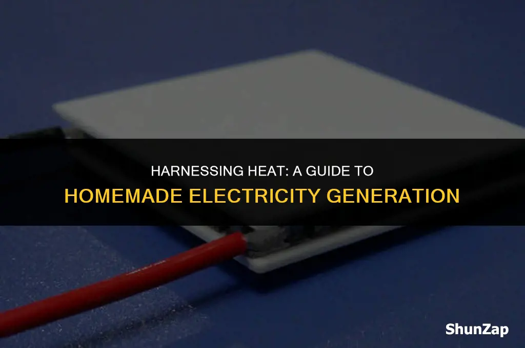 how to generate electricity from heat at home