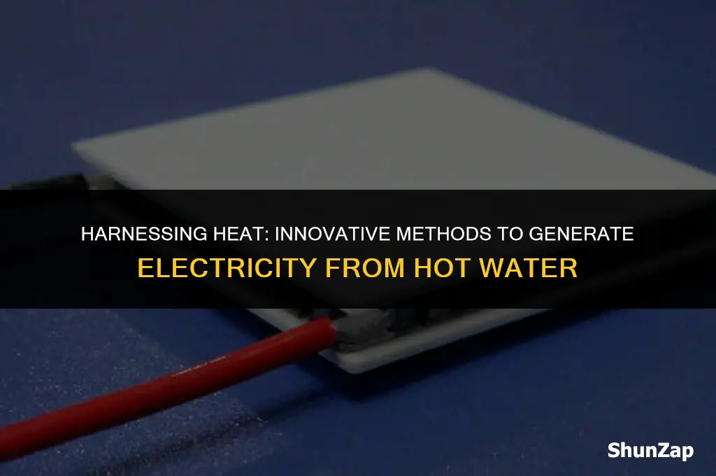 how to generate electricity from heated water