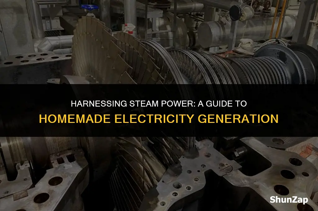 how to generate electricity from steam turbine for home use