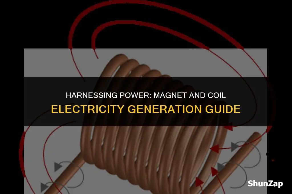 how to generate electricity using a magnet and a coil
