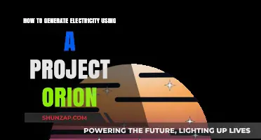 Harnessing Cosmic Energy: A Guide to Electricity Generation with Project Orion