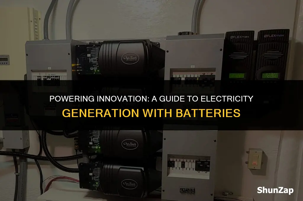 how to generate electricity using battery