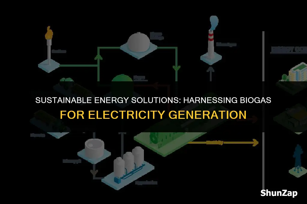how to generate electricity using biogas