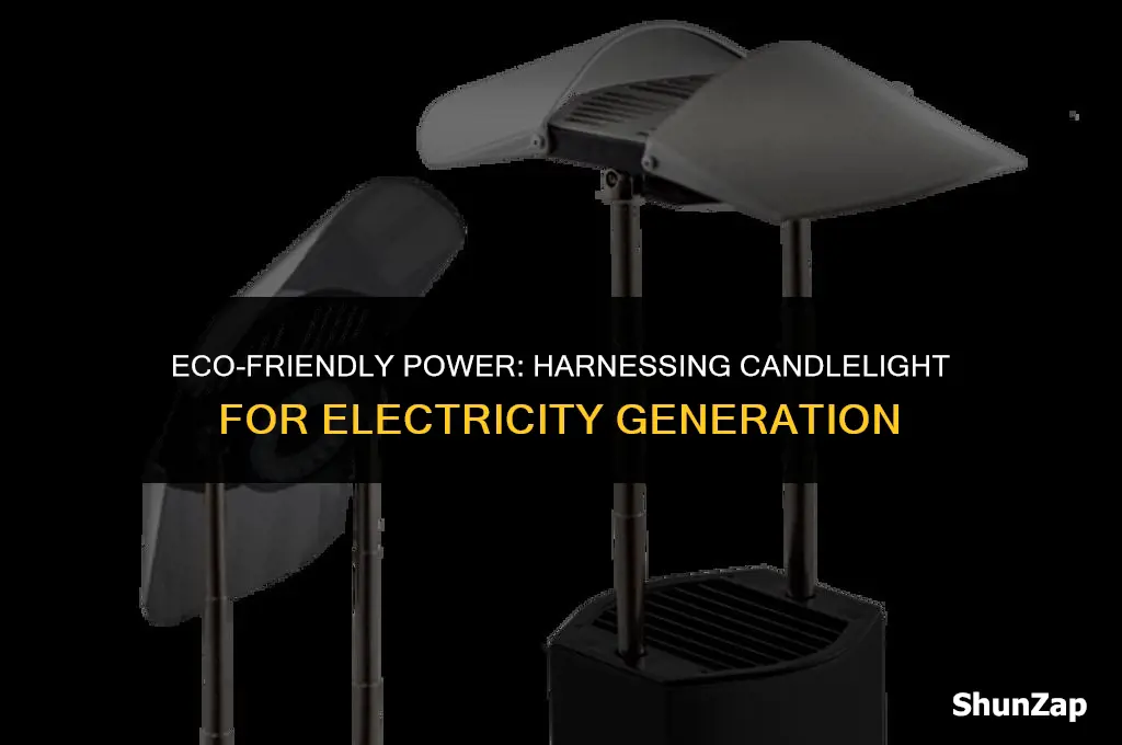 how to generate electricity using candles