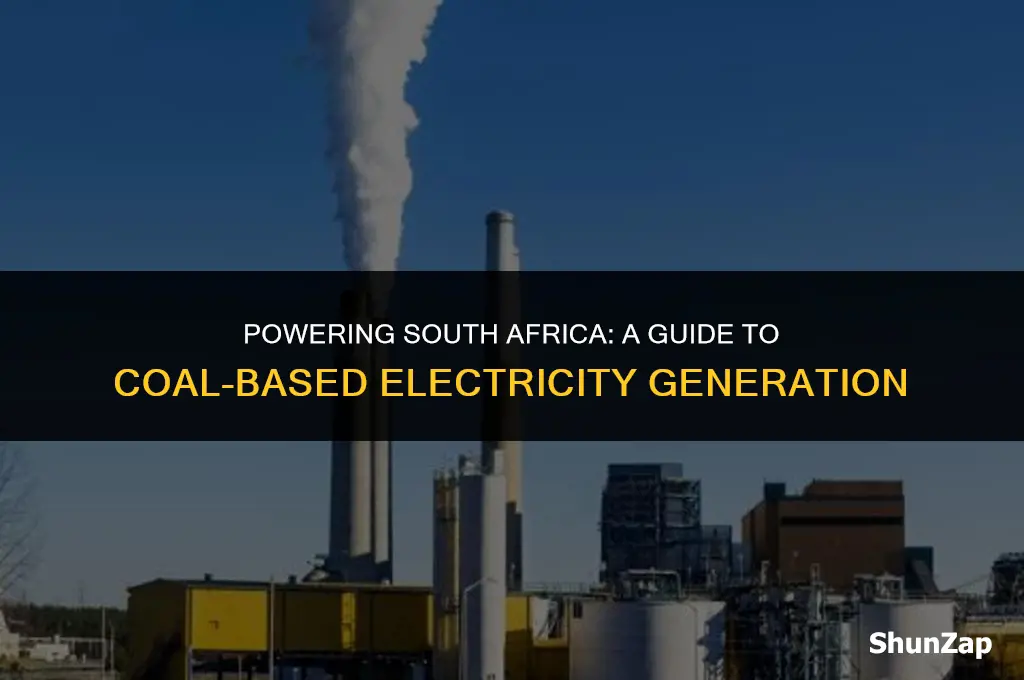 how to generate electricity using coal in south africa