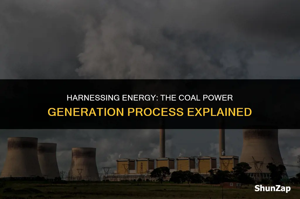 how to generate electricity using coal power