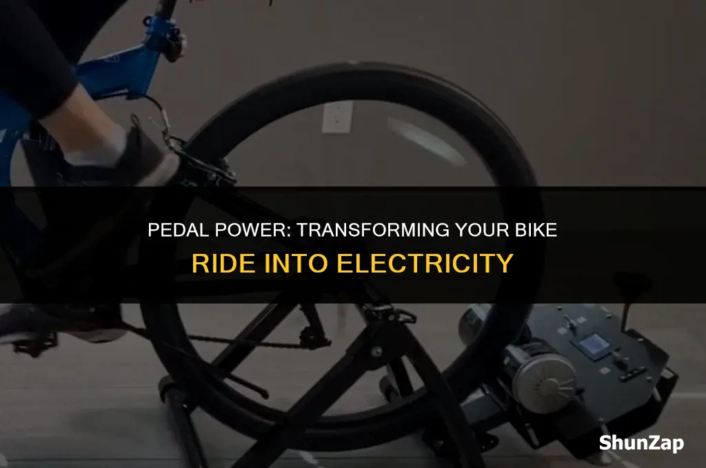 how to generate electricity using cycle