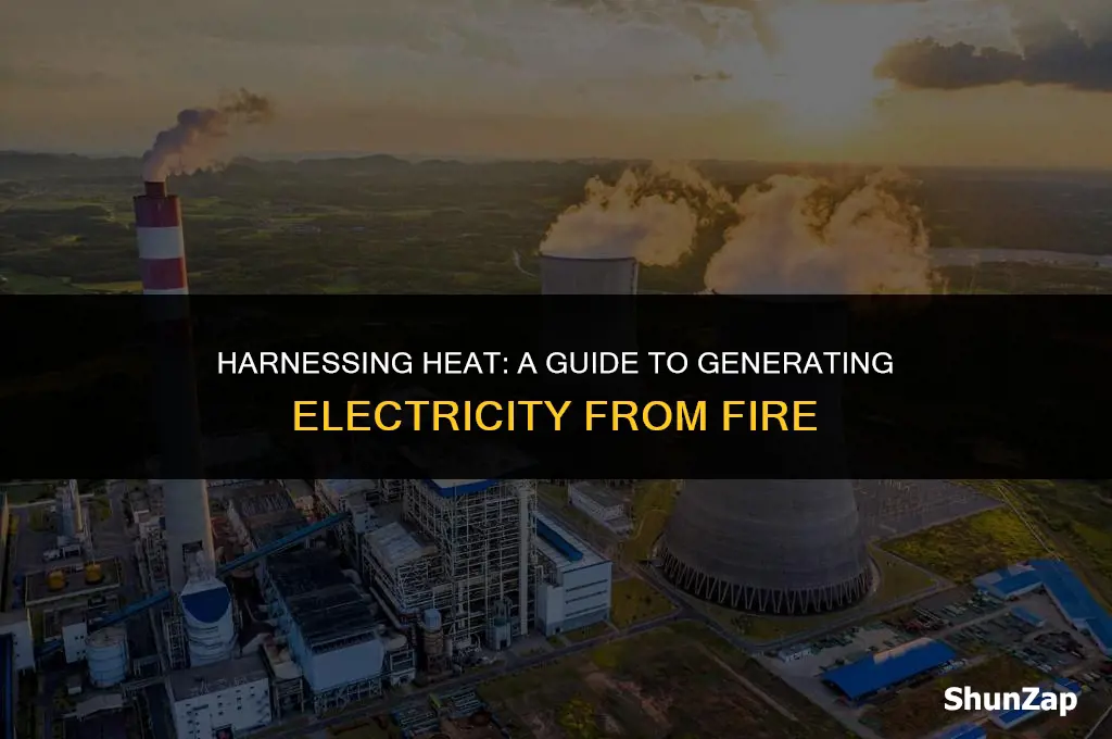 how to generate electricity using fire