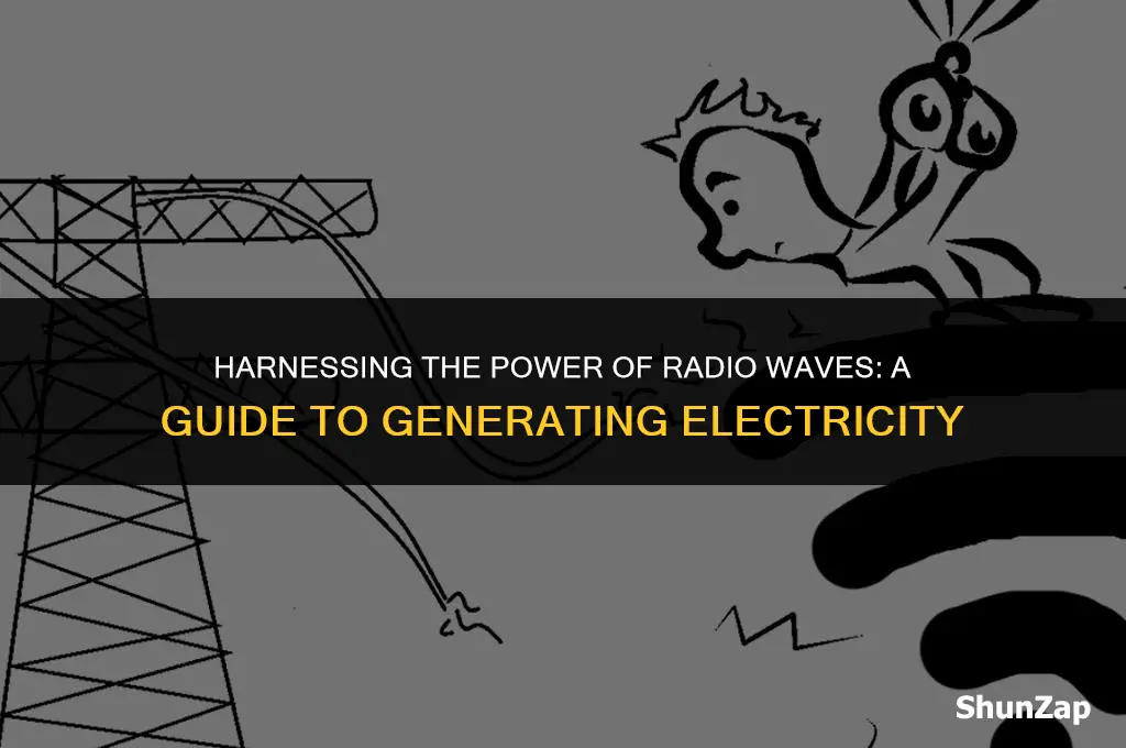 how to generate electricity using radio waves