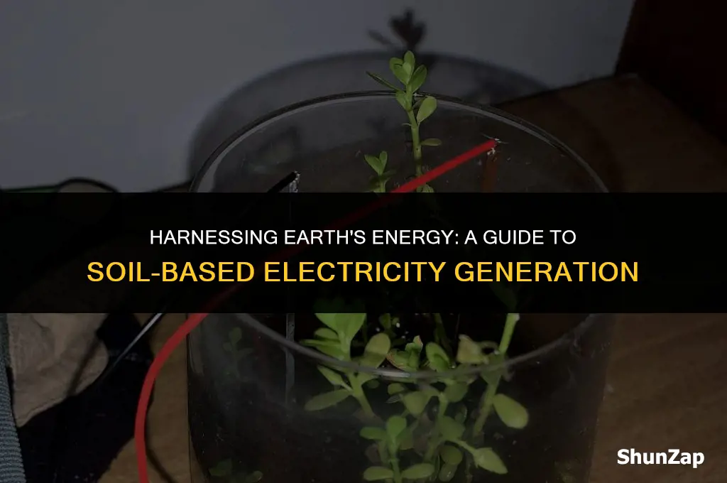 how to generate electricity using soil