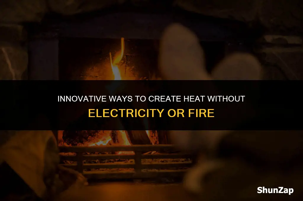 how to generate heat without electricity or fire