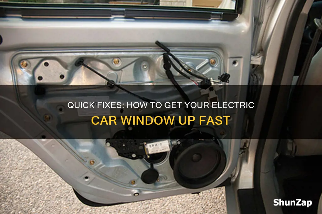 how to get a electric car window up