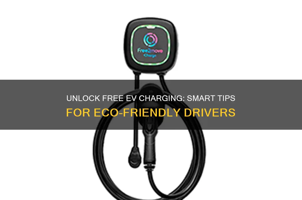 how to get a free electric car charger