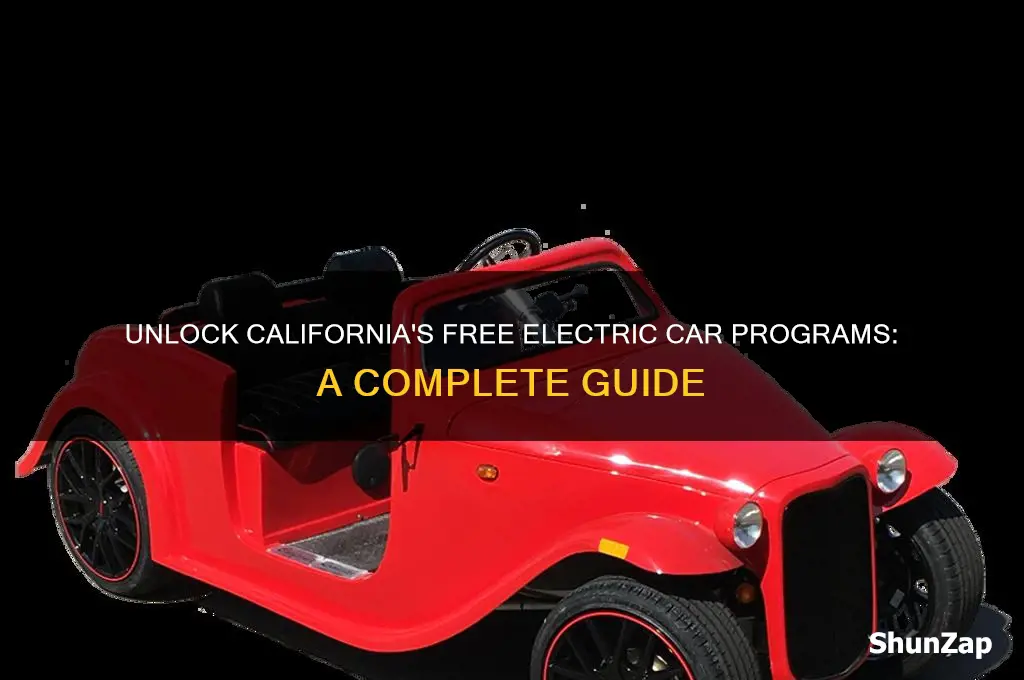 how to get a free electric car in california