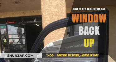 Quick Fix: How to Get Your Electric Car Window Back Up