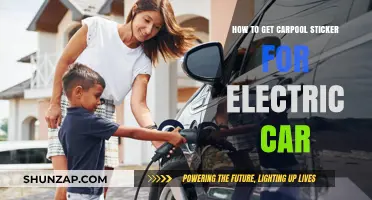 Unlock Carpool Lane Access: Get Your Electric Car Sticker Easily