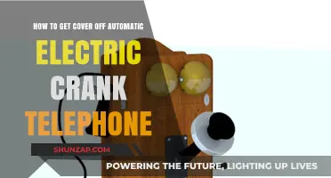 Unraveling the Mystery: Removing the Cover of an Automatic Electric Crank Telephone