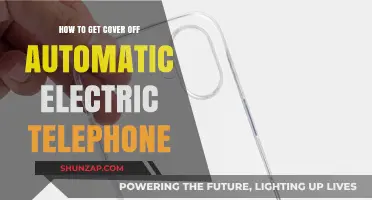 Removing the Cover from Your Automatic Electric Telephone: A Simple Guide