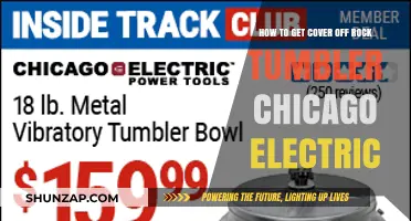 Effortlessly Remove the Cover from Your Chicago Electric Rock Tumbler