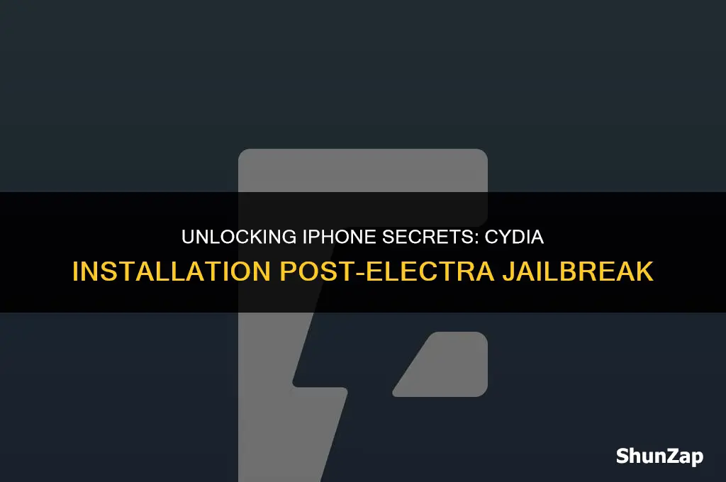 how to get cydia after electra jailbreak