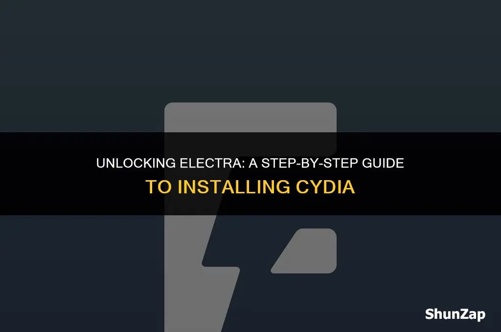 how to get cydia on electra
